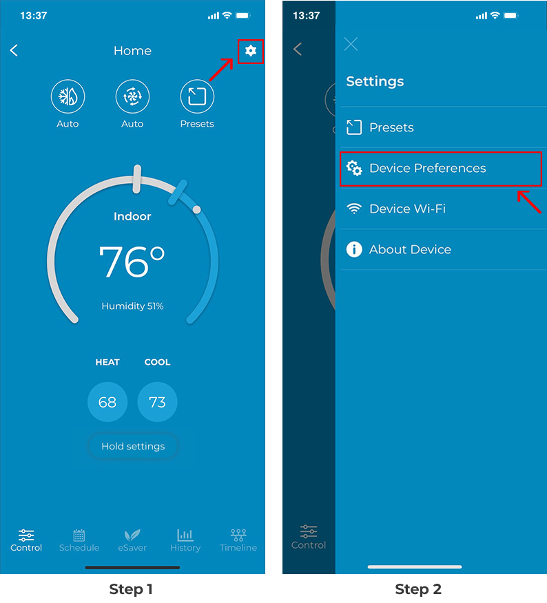 How to calibrate temperature and humidity on Cielo Smart Thermostat Eco? Cielo Customer Support
