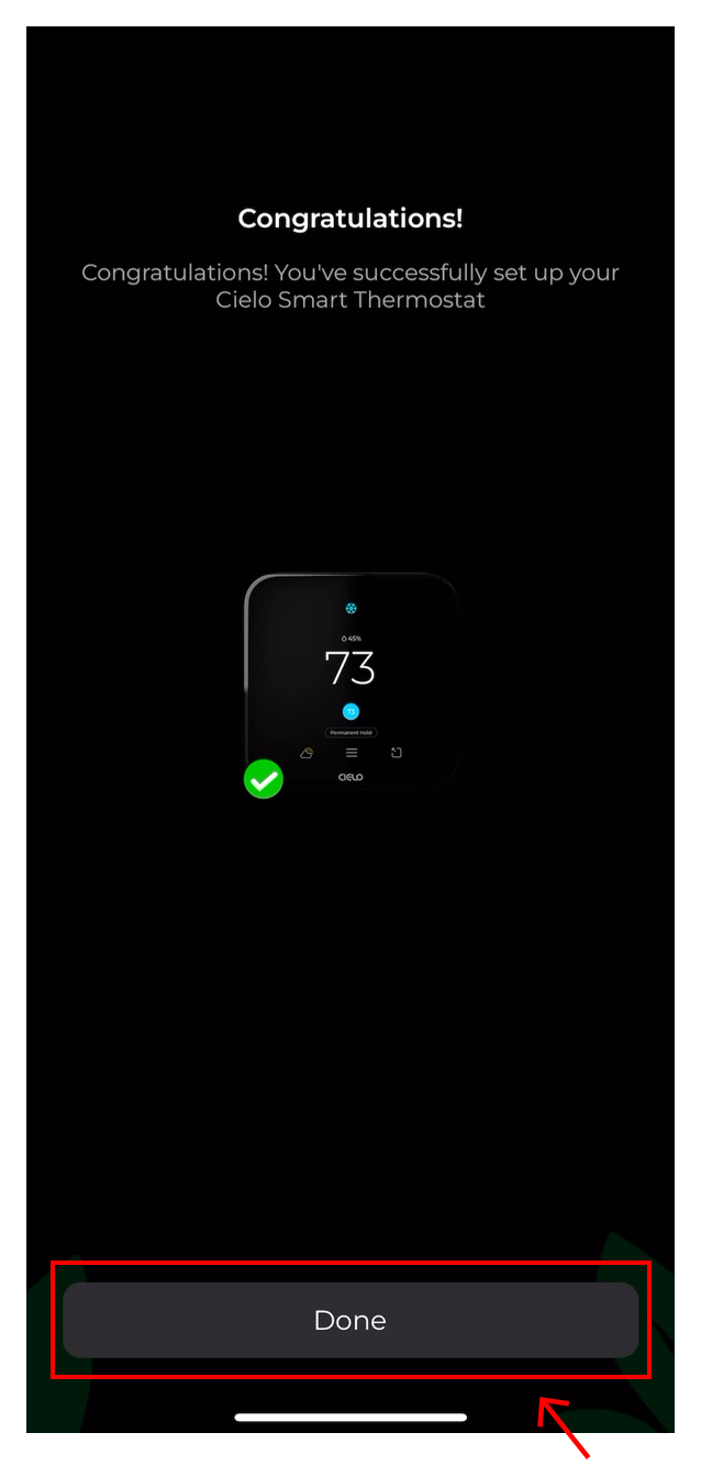 cielo-smart-thermostat-registeration-successful.jpg