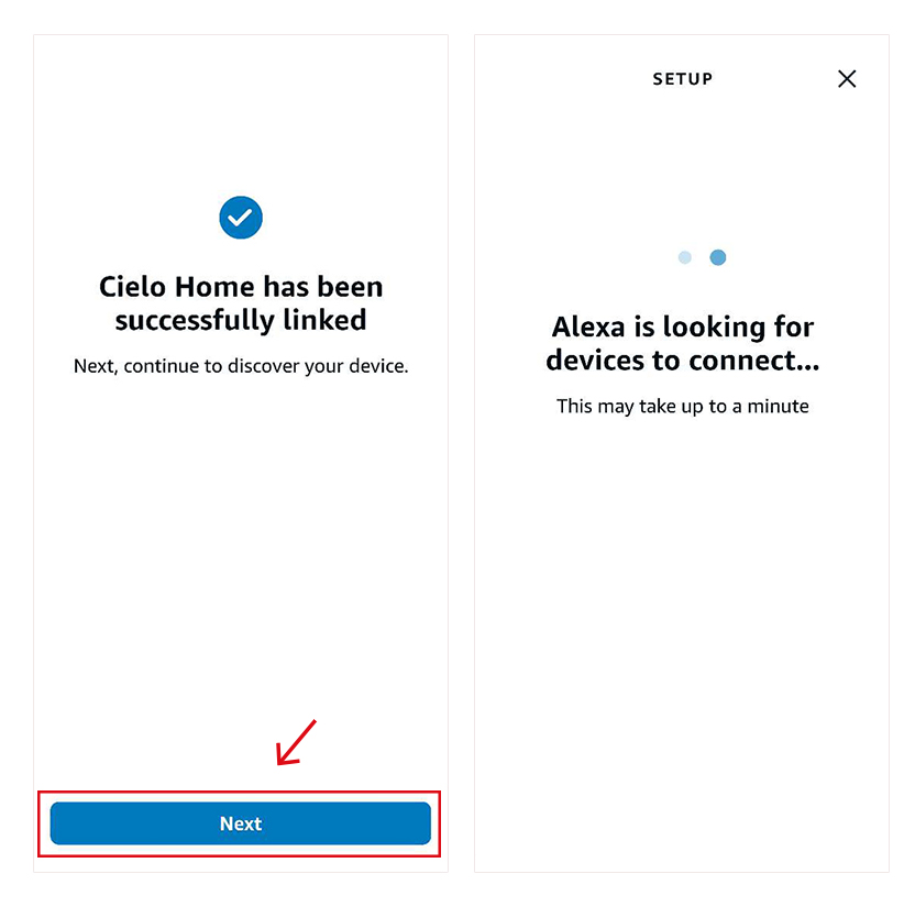 Device discovery in progress