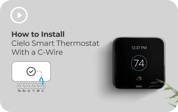 How to Install Cielo Smart Thermostat for Homes With C Wire