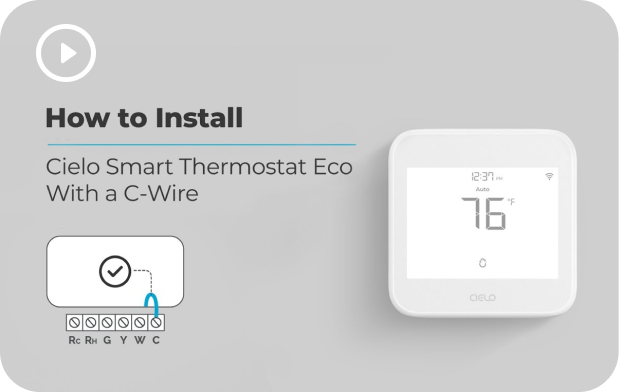 How To Install Cielo Smart Thermostat Eco for Homes With a C-Wire
