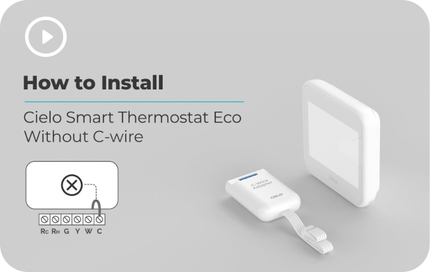 How to Install Cielo Smart Thermostat Eco for Homes Without C Wire